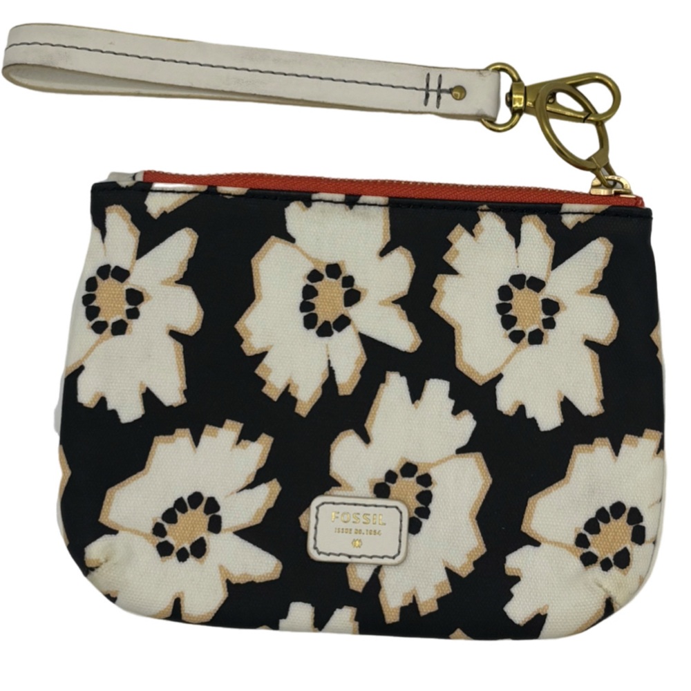 Vintage Fossil Issue No 1954 Floral Wristlet - 7" x 5"